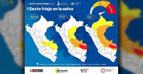 Senamhi Alerta Friaje Llega A Loreto Y Temperatura Mínima Descenderá A 17 Grados Y Habrá