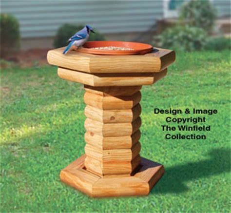 Bird Feeder Woodworking Plans - Landscape Timber Bird Feeder Pattern