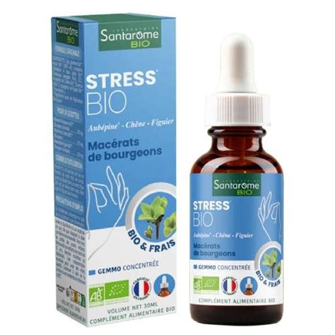 Santarome Bio Bourgeons Stress Spasmophilie Pharmacie Veau France