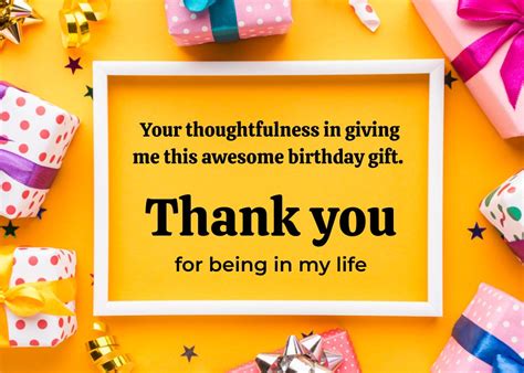 50+ Thank You Messages For Birthday Gift - Wishes Companion