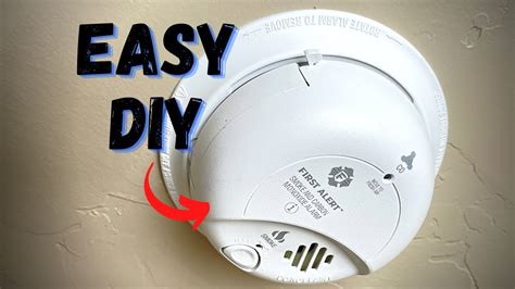 How To Replace Hard Wired Smoke Detectors Diy Youtube