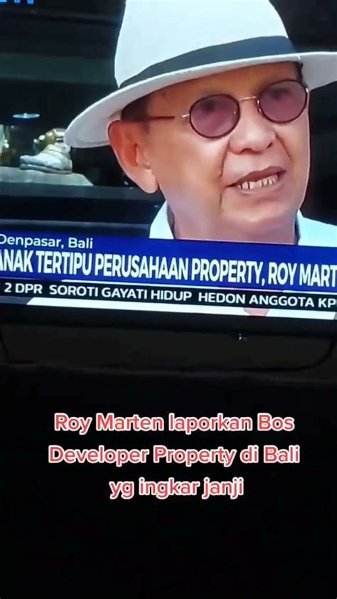 Roy Marten Laporkan Bos Property Di Bali Youtube