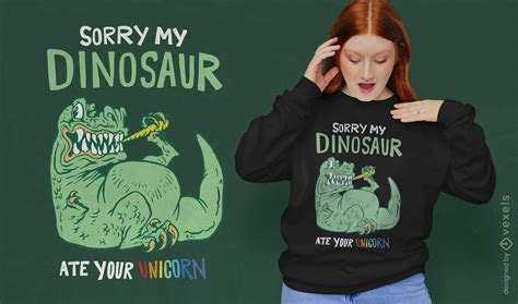 Designs Gráficos para Camisetas e Merch de dinossauro de desenho animado