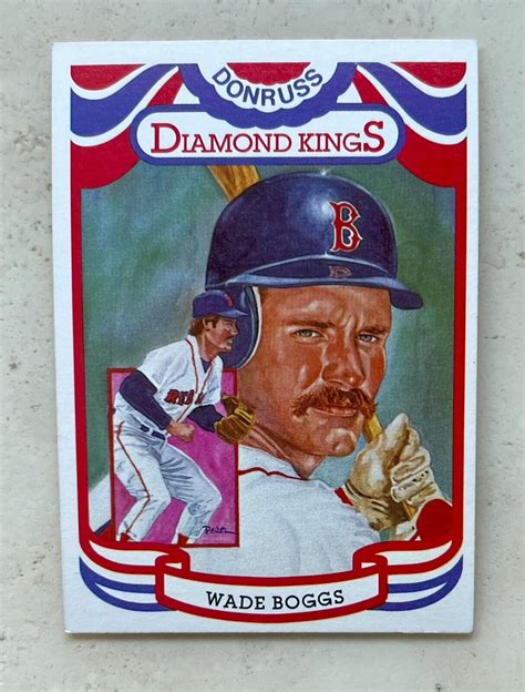 Donruss Diamond Kings Perez Steele On Back Wade Boggs For