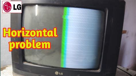 Lg Crt Tv Half Screen Problem Lg Crt Tv Horizonlal Size Problem