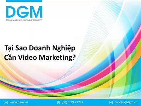 Ppt T I Sao Doanh Nghi P C N Video Marketing Powerpoint Presentation