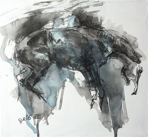 Equine Nude 176 Drawing By Benedicte Gele Saatchi Art