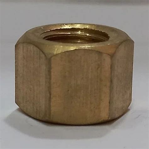 Hexagonal Brass Hex Nut For Hardware Fitting Size 15 Mm D At Rs 5