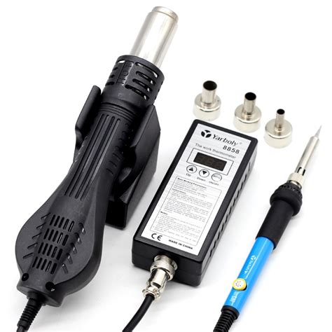 Yarboly Hot Air Bower Heat Gun Hair Dryer Soldering Hairdryer Gun BGA Rework Solder Station