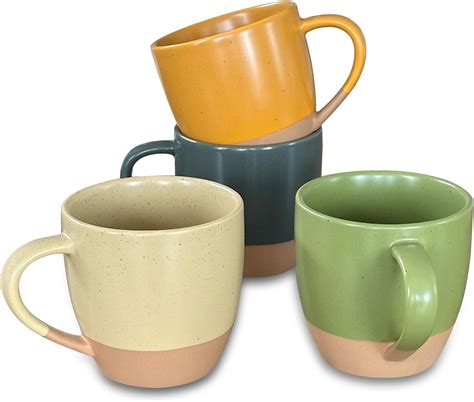 Amazon Mora Ceramic Artisan Matte Large Latte Mug Set Of Oz