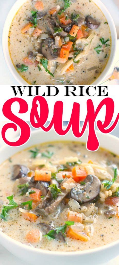 Wild Rice Soup - Mama Loves Food