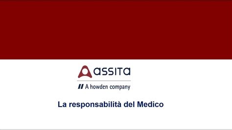 La Responsabilit Del Medico La Video Pillola Di Assita Youtube