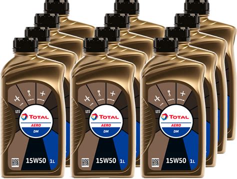 (G) Total Aero DM 15W50 Mehrbereichs-Luftfahrt-Öl für Kolbenmotoren ...