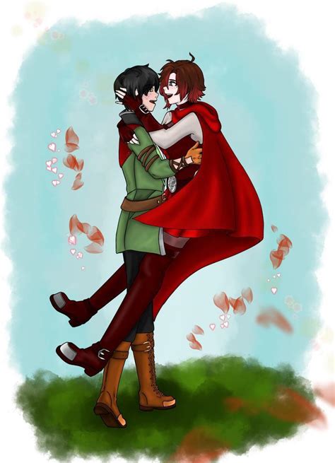 Rose Garden Ruby Rose X Oscar Pine Commission Done By Sunywukong On