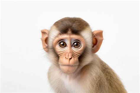 Premium AI Image | a monkey with a very big face and a big nose