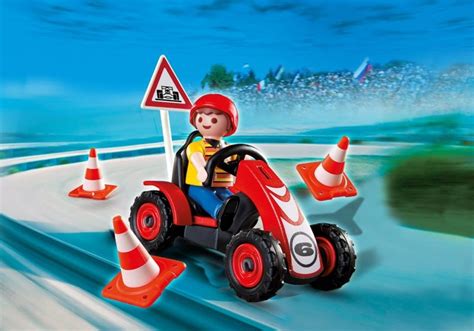 Playmobil Set Boy With Racing Kart Klickypedia