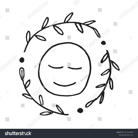 Smiley Face Outline Illustration Vector Image Stock Vector (Royalty ...