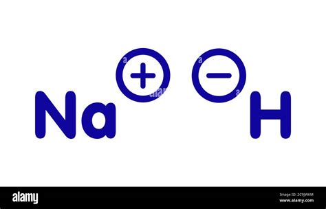 Sodium hydride chemical structure hi-res stock photography and images ...