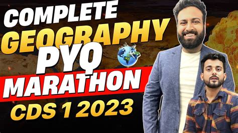 Geography PYQ Marathon For CDS CDS Gepgraphy Revision 2023 CDS 1