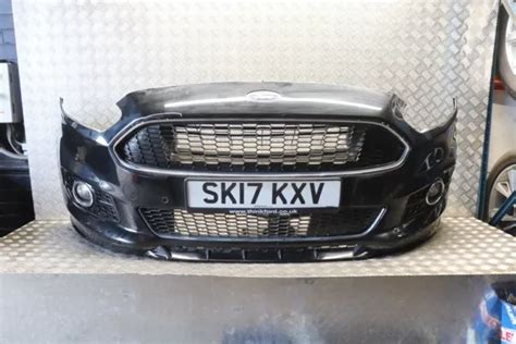 Ford S Max Mk Sport Front Bumper Complete Shadow Black See Photos