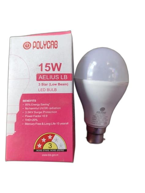 Watt Polycab Aelius Lb Led Bulb B Cool Daylight At Rs Box In