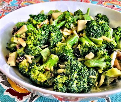 Vegan Broccoli Apple Salad Sunshine And Kale