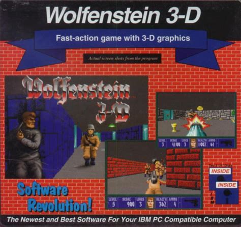 Wolfenstein 3d 1992 Box Cover Art Mobygames