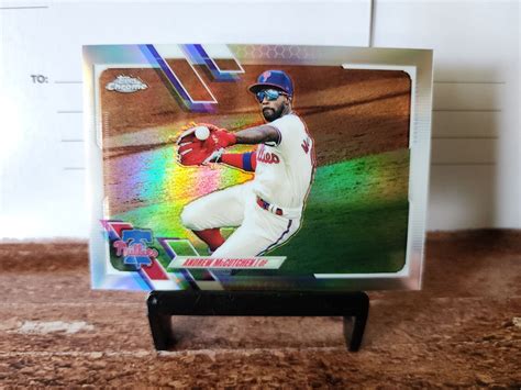 Andrew Mccutchen Topps Chrome Refractor Card No Ebay