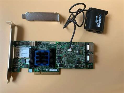 Adaptec ASR-6805 SAS PCIe 8 port 512mb RAID 0 1 5 6 10 50 JBOD 1E 5EE ...