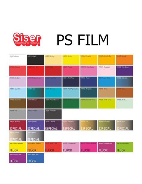 Vinilo Textil Siser Ps Film