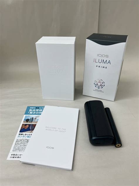 【目立った傷や汚れなし】【mmy2410kk】1円スタート ※通電確認ok品 Iqos Iluma Prime キット オブシディアンブラック