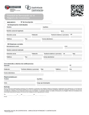 Fillable Online Contratacion Euskadi Descarga Del Formulario De