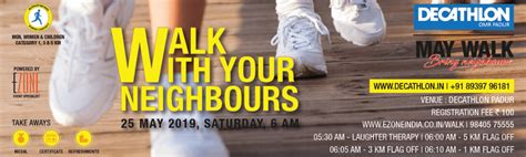 Decathlon Omr Padur Walk With Your Neighbours Decathlon Sports India