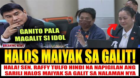 JUST IN HALA Sen Raffy Tulfo Halos Maiyak Na Sa GaLit Sa Nalaman Nya