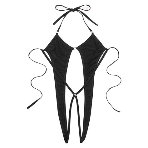 Women S Sexy One Piece Sling Shot Bikini G String India Ubuy