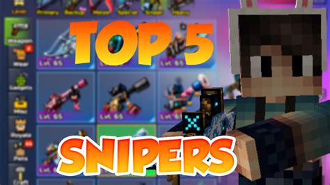 Top 5 BEST SNIPERS Pixel Gun 3D 2024 YouTube