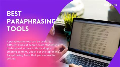 18 Best Paraphrasing Tool Of 2024 Free Paid Artofit