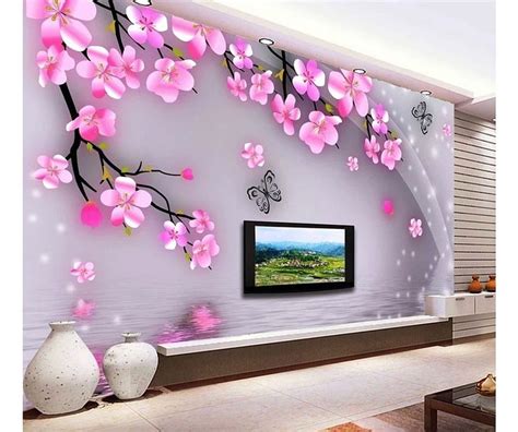 Cherry Blossom Mural Hd Wallpaper Pxfuel