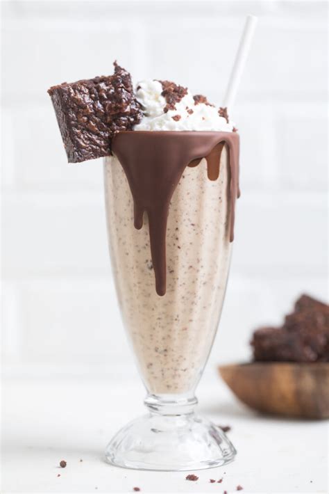 Vegan Peanut Butter Fudge Brownie Milkshake Make It Dairy Free