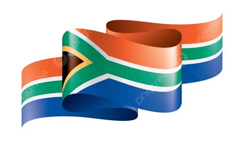 South Africa Flag Vector Art Png South Africa National Flag Ribbon