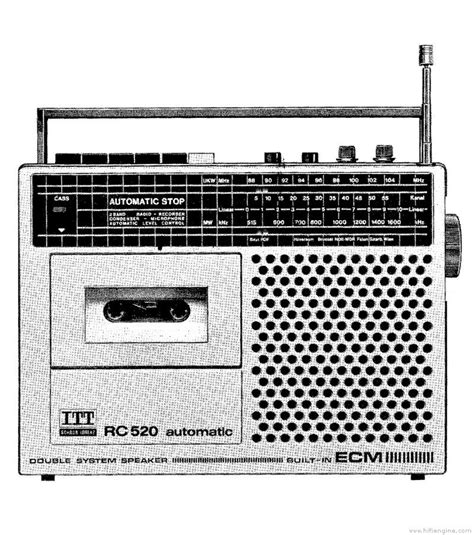 Itt Rc 520 Radio Cassette Recorder Manual Hifi Engine