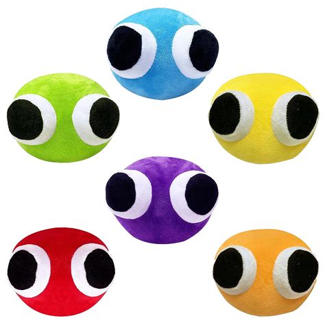 Rainbow Friends 6 Pack Chapter 2 Plush Toy, Soft Stuffed Animal ...