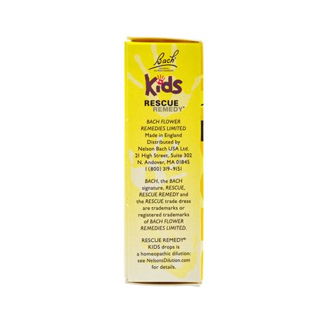 Rescue Remedy Kids 10 Ml Bach Original Flower Remedies Arcana Empothecary