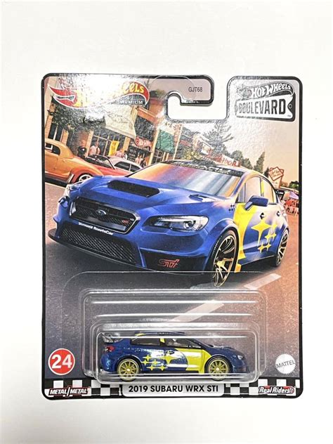 【未使用】ホットウィール Hot Wheels Boule Vard ブールバード 2019 Subaru Wrx Sti スバル ミニカー