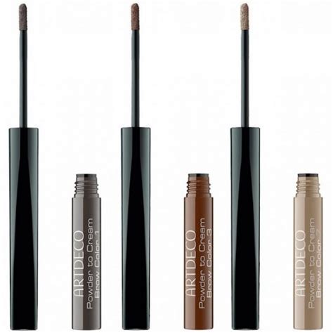 Тени для бровей ArtDeco Powder to cream - «Брови яркие и объемные ...