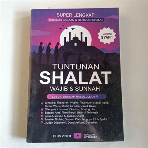 Jual Super Lengkap Buku Tuntunan Shalat Wajib Sunnah Mazhab Sayfii