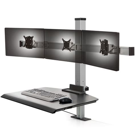 Innovative Winston Triple Monitor Sit-Stand Workstation