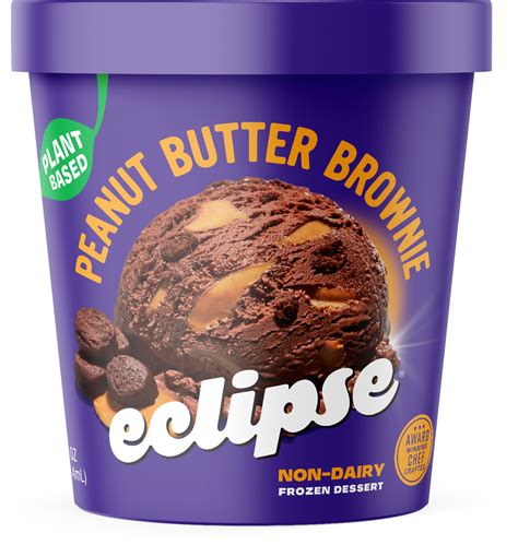 Peanut Butter Brownie Non Dairy Ice Cream Eclipse Foods