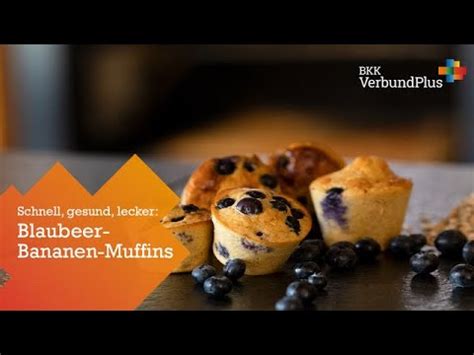 BLAUBEER BANANEN MUFFINS Für jeden Anlass Ohne Mehl Gesunde