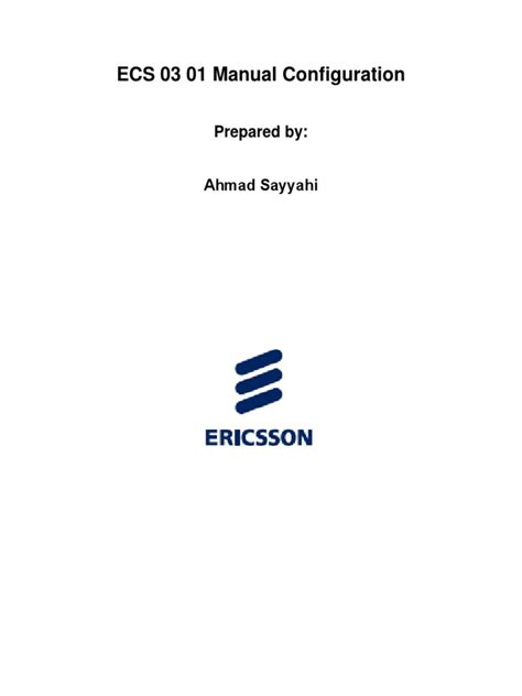 ECS 03 01 Manual Configuration | PDF | Ip Address | Computing